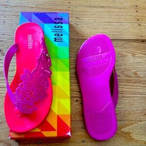 Melissa Flower SP Sandals- color Rose